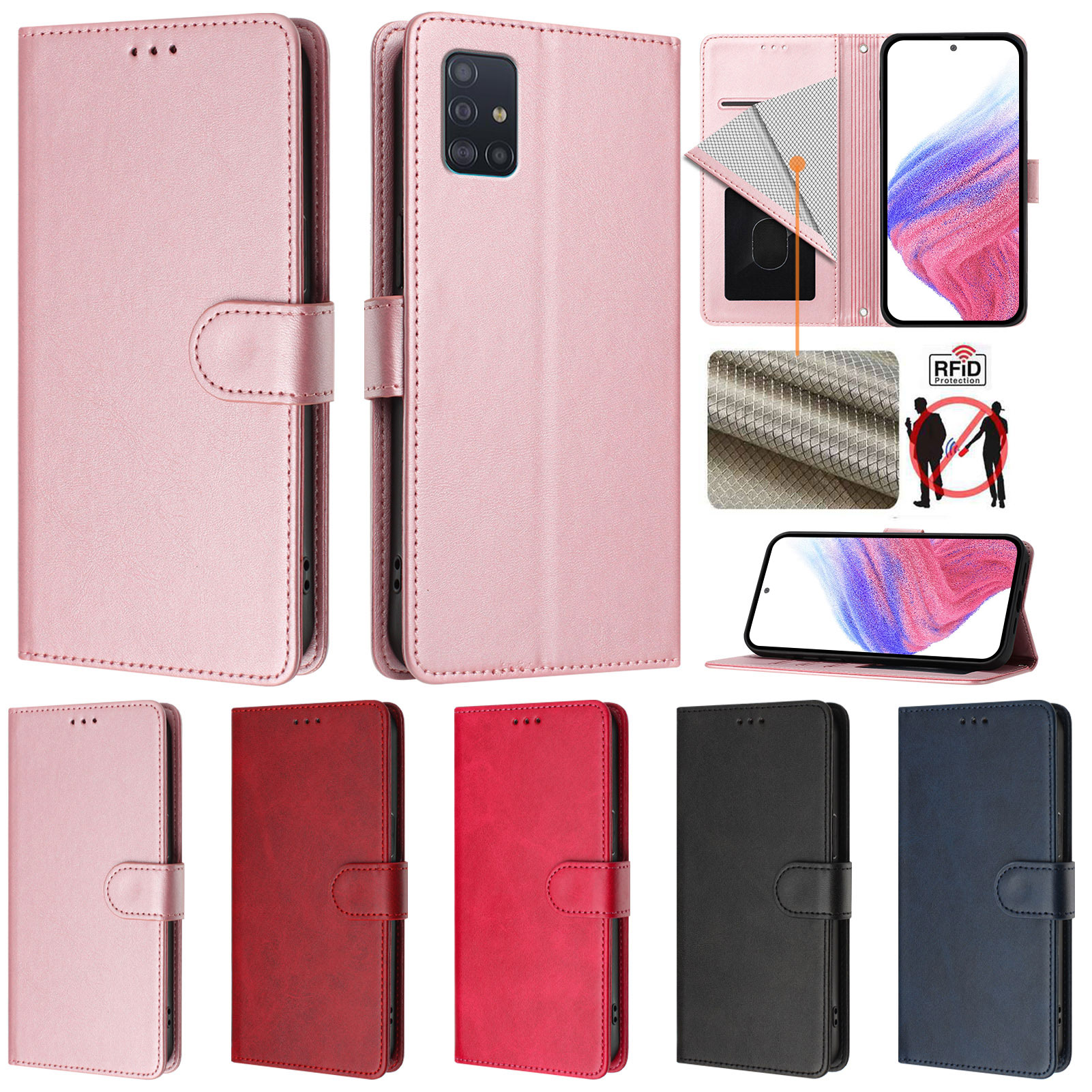 Phone Cases With Wallet On Back - Flip Wallet Leather Case For Samsung