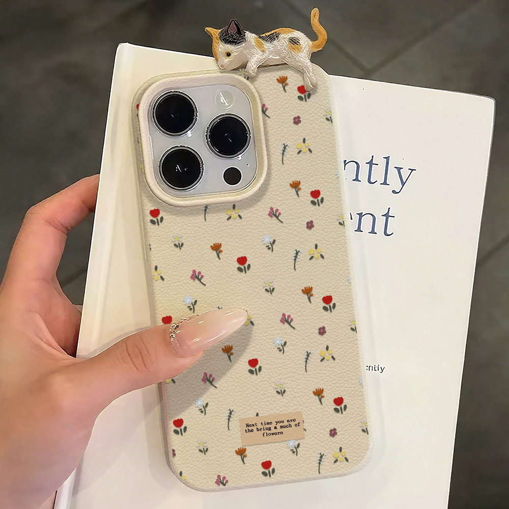 Phone Cases Cute Iphone 14 - Cute Floral Soft Silicone Phone Case