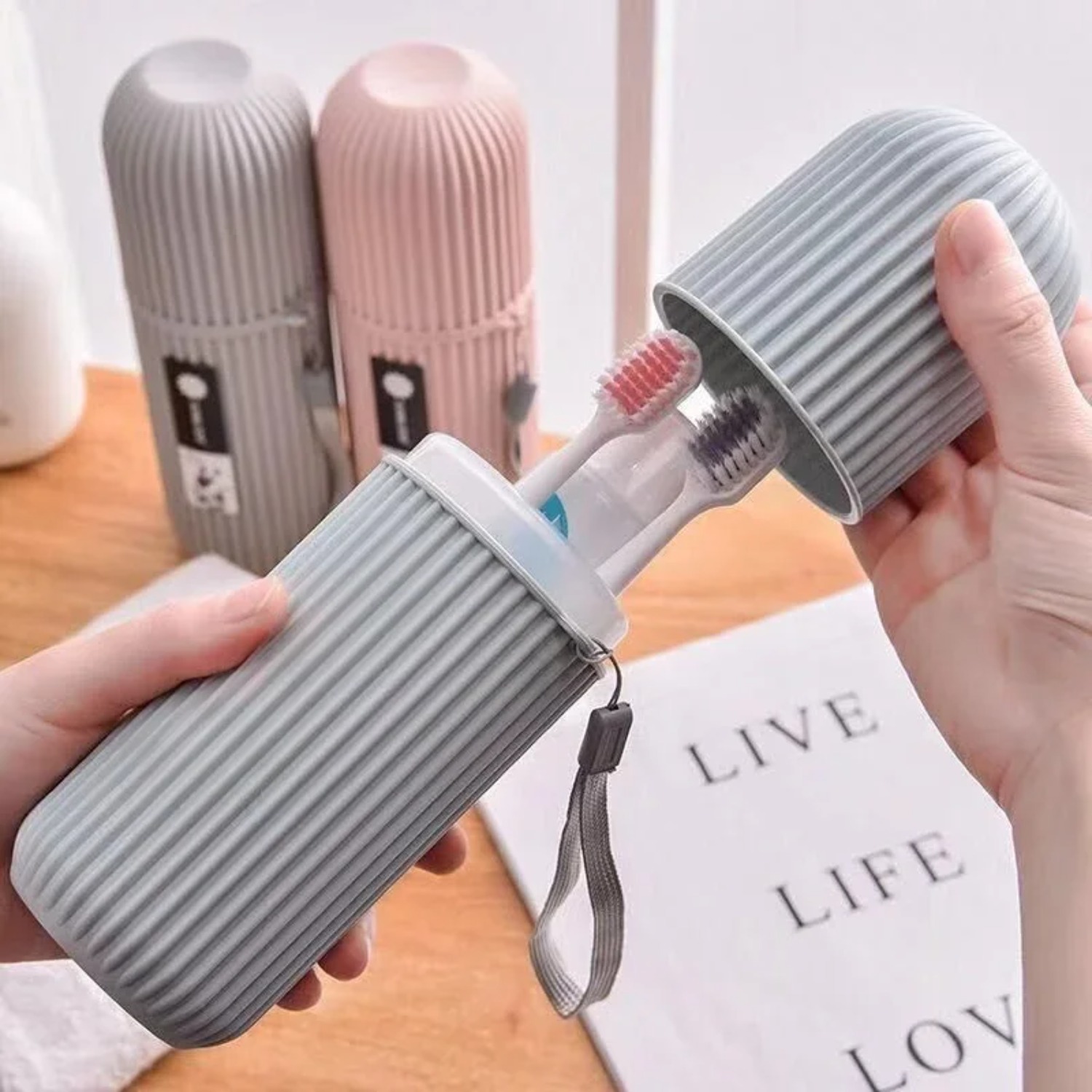 Phone Cases The Dairy - Portable Toothpaste Toothbrush Protect Holder Case