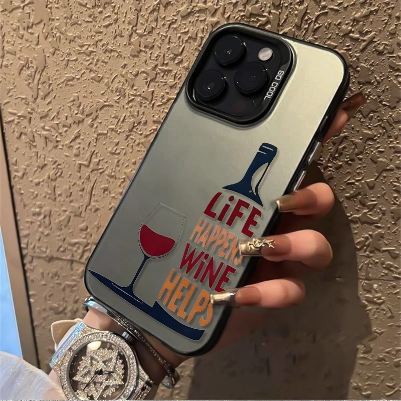 Phone Cases For Iphone 17 - Funny Wine Quote Phone Case for