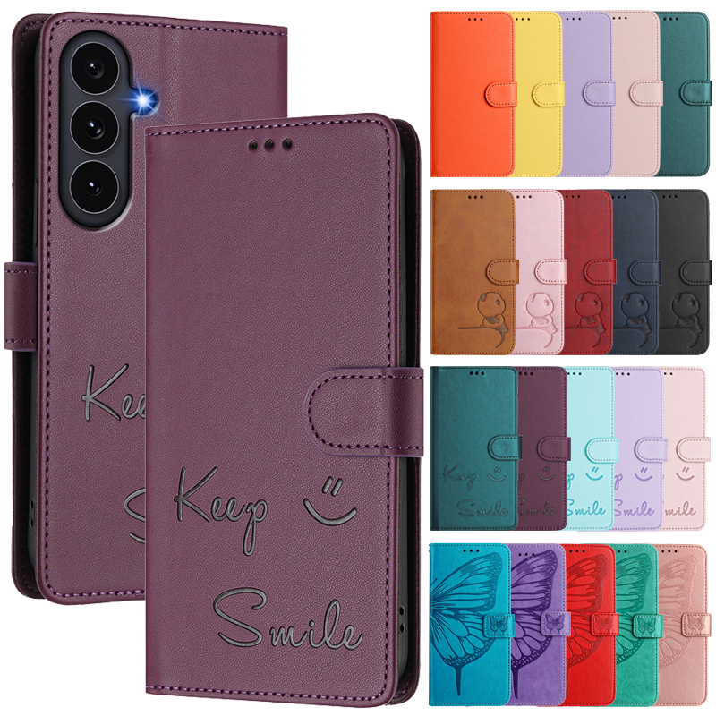 Phone Cases With Wallet On Back - S25 FE Case Flip Etui on