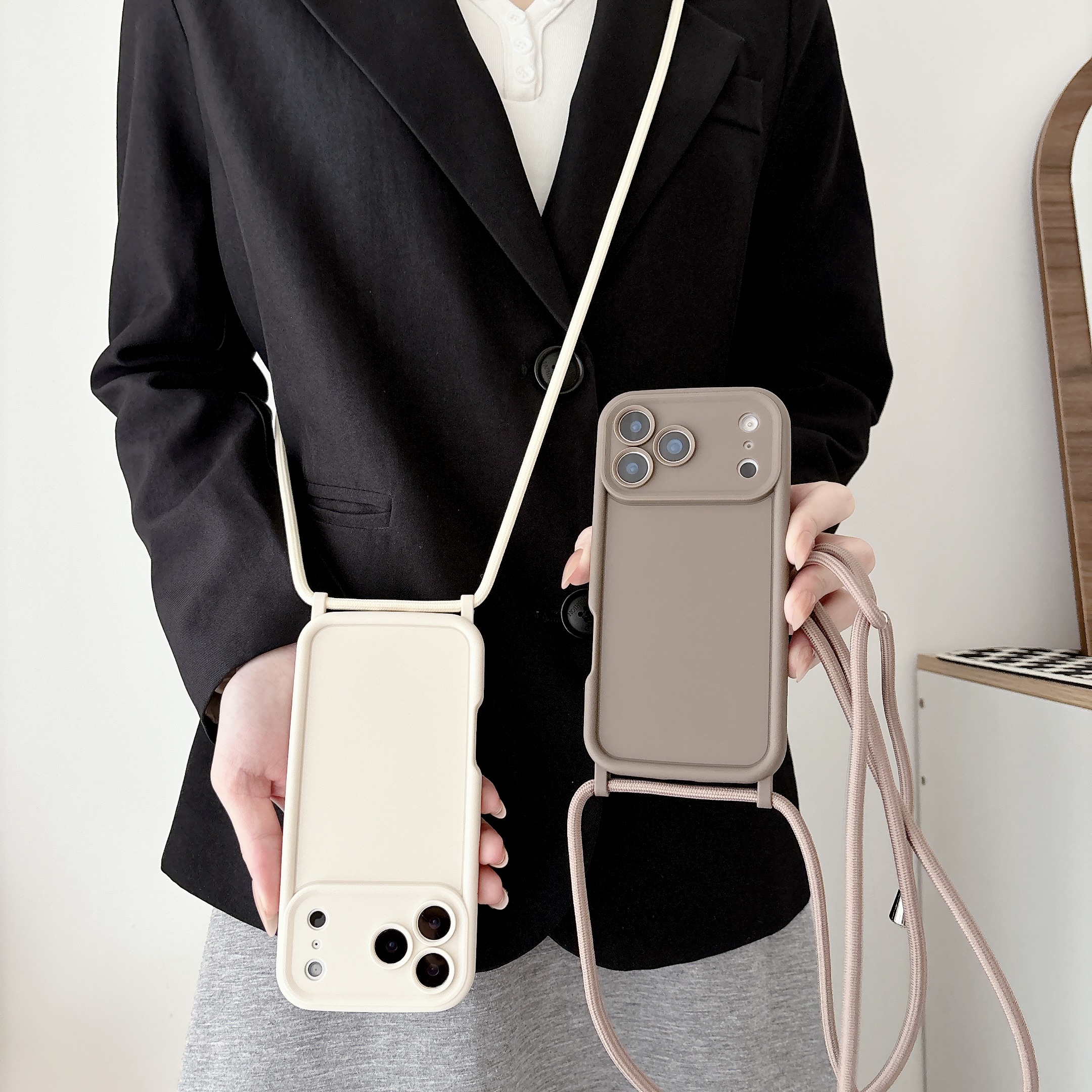 Phone Cases With Straps - For iPhone 17 16 15 14