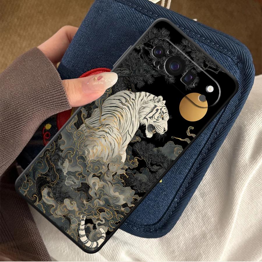 Phone Cases Google Pixel 10 - White Tiger Funda Phone Cover Case