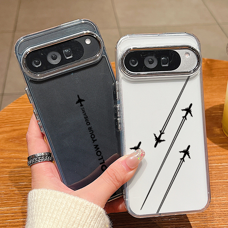Airplane Line Pattern TPU Phon - Phone Cases Google Pixel 10 ulasan dan harga