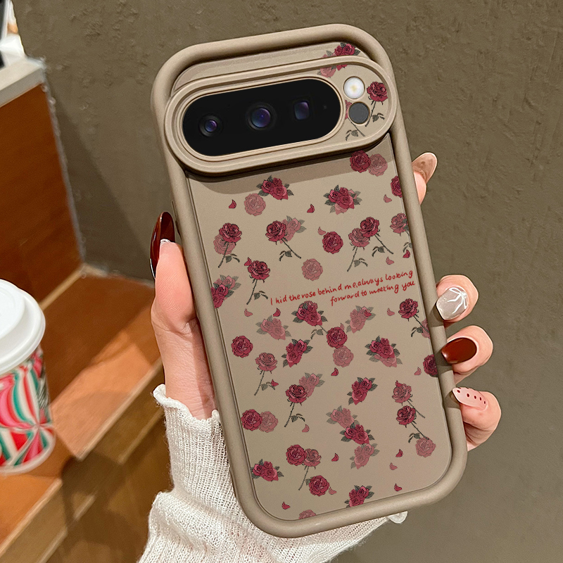 Rose Flowers Patterned Soft TP - Phone Cases Google Pixel 10 ulasan dan harga