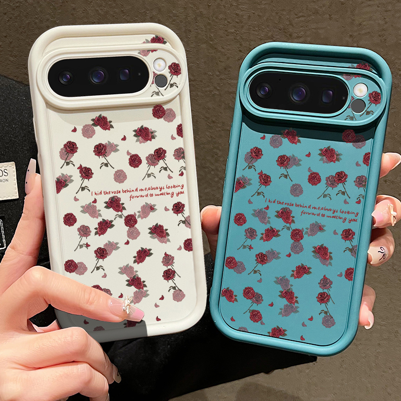 Rose Flowers Patterned Soft TP - Phone Cases Google Pixel 10 ulasan dan harga