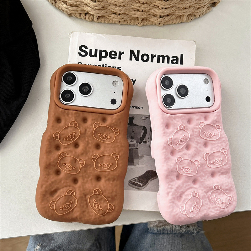 Korean 3D Cartoon Bear Bread D - Phone Cases Designer ulasan dan harga