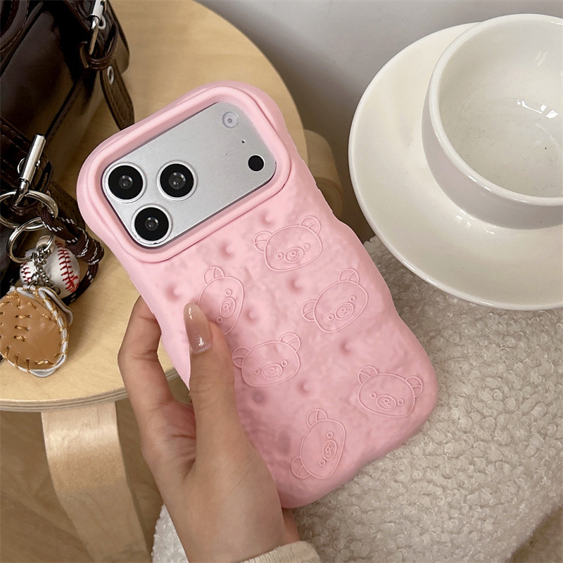 Korean 3D Cartoon Bear Bread D - Phone Cases Designer ulasan dan harga