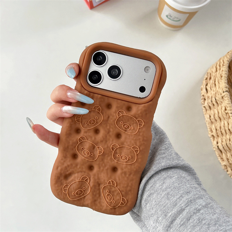 Korean 3D Cartoon Bear Bread D - Phone Cases Designer ulasan dan harga