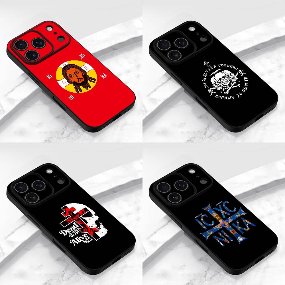 Russia Jesus Flag Christ Relig - Phone Cases Jesus ulasan dan harga