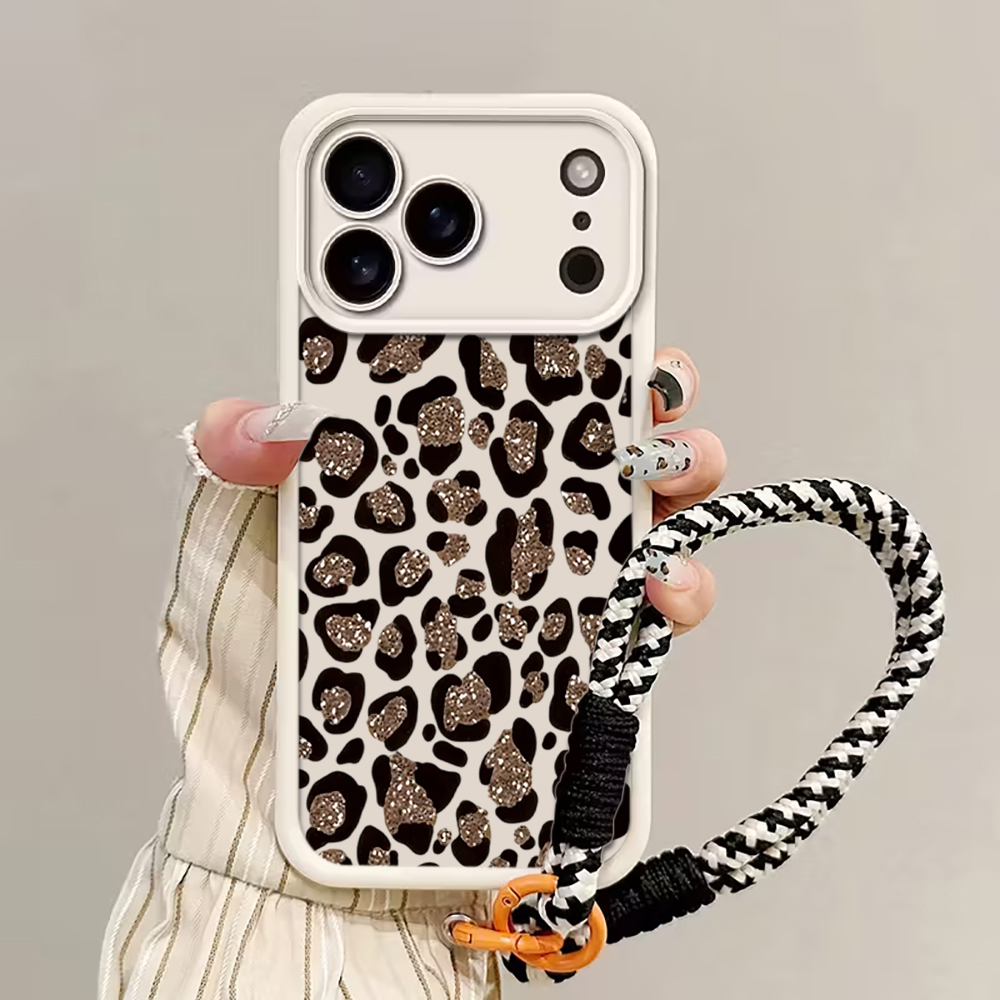 Leopard Print INS Hand Wrist S - Phone Cases With Straps ulasan dan harga