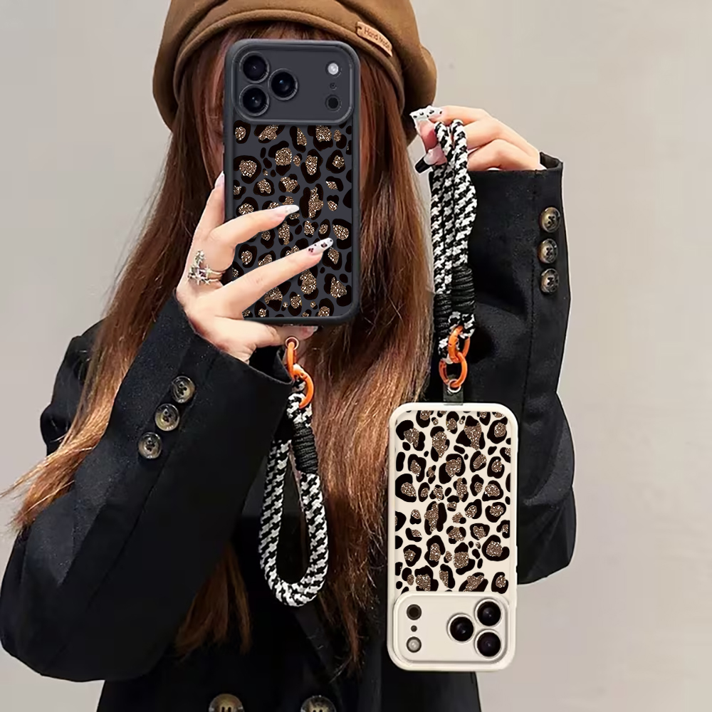Leopard Print INS Hand Wrist S - Phone Cases With Straps ulasan dan harga
