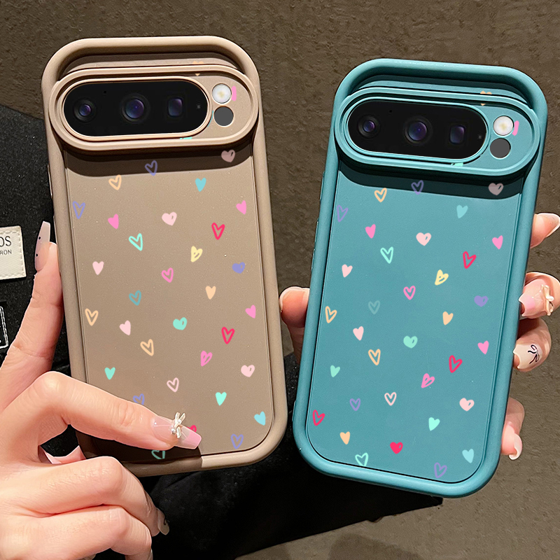 Colorful Little Hearts Soft Ca - Phone Cases Google Pixel 10 ulasan dan harga