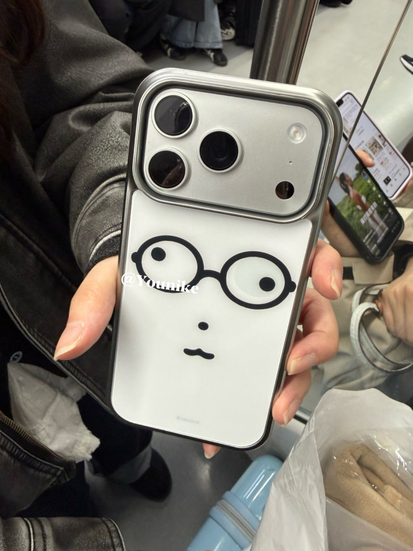 INS Korea Kawaii Cute Glasses  - Phone Cases Korea ulasan dan harga