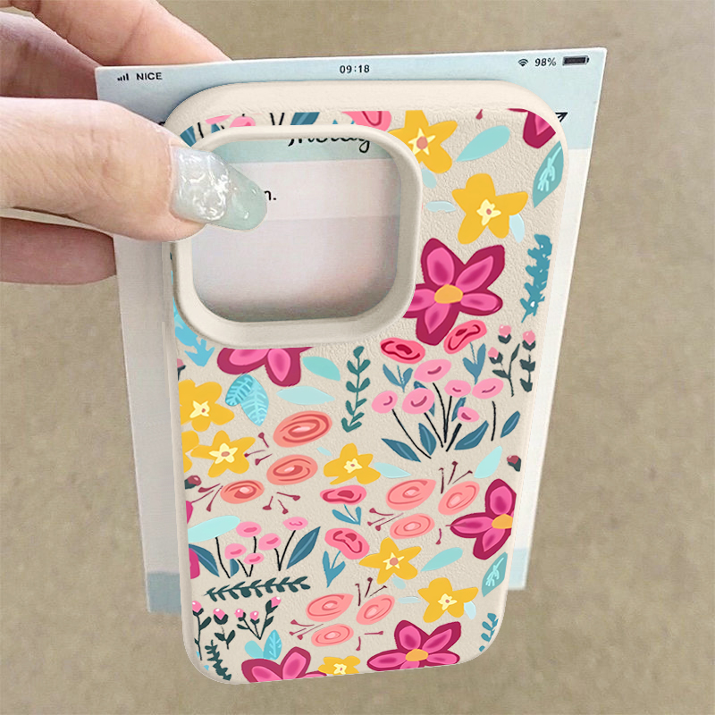 Colorful Flowers Phone Case Fo - Phone Cases Leather ulasan dan harga