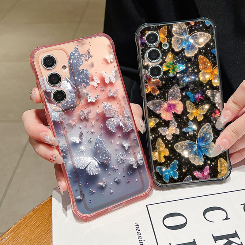 Dream Butterfly Pattern Clear  - Phone Cases With Wallet ulasan dan harga
