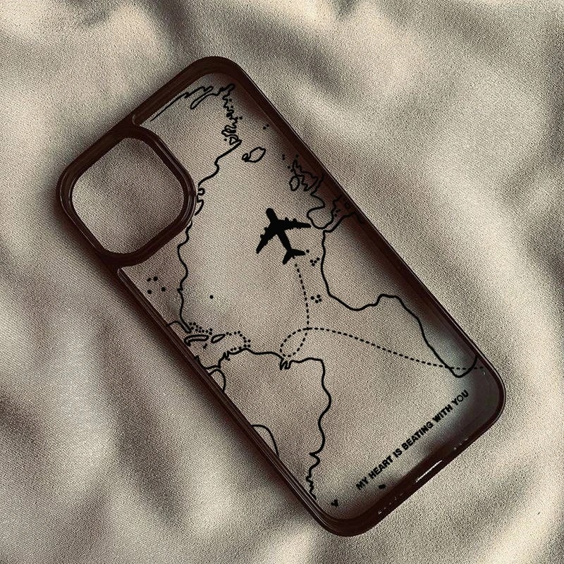 Travel-nspired Airplane Route  - Phone Cases Usa ulasan dan harga