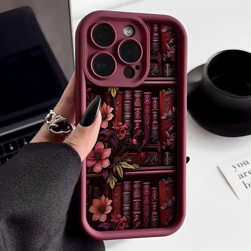 Book Flower Trendy Pattern Pho - Phone Cases Trending ulasan dan harga