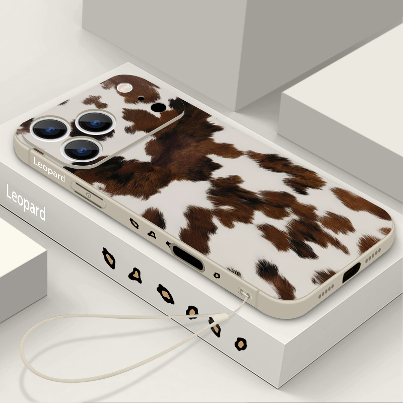 Leopard Print TPU Phone Case F - Phone Cases With Straps ulasan dan harga