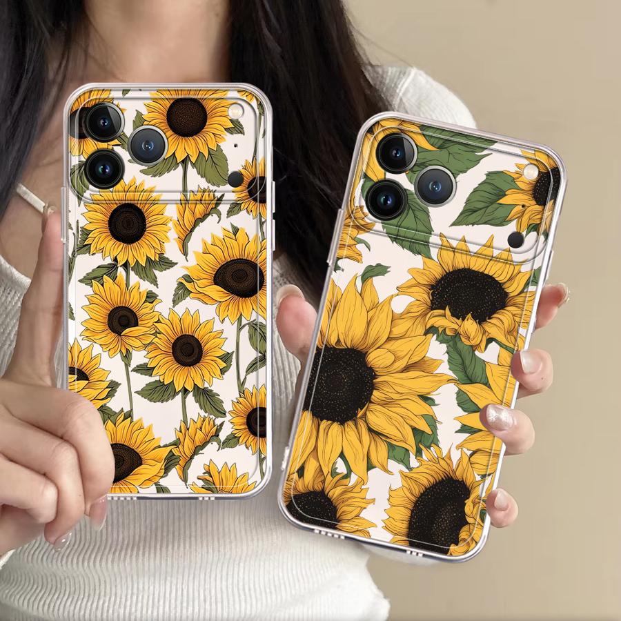 Cute Sunflower Pattern Case fo - Phone Cases Cute Iphone 14 ulasan dan harga
