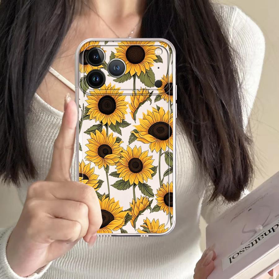 Cute Sunflower Pattern Case fo - Phone Cases Cute Iphone 14 ulasan dan harga