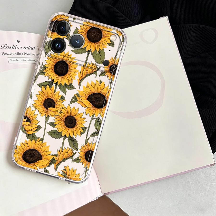 Cute Sunflower Pattern Case fo - Phone Cases Cute Iphone 14 ulasan dan harga