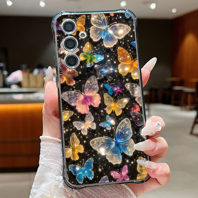 Dream Butterfly Pattern Clear  - Phone Cases With Wallet ulasan dan harga