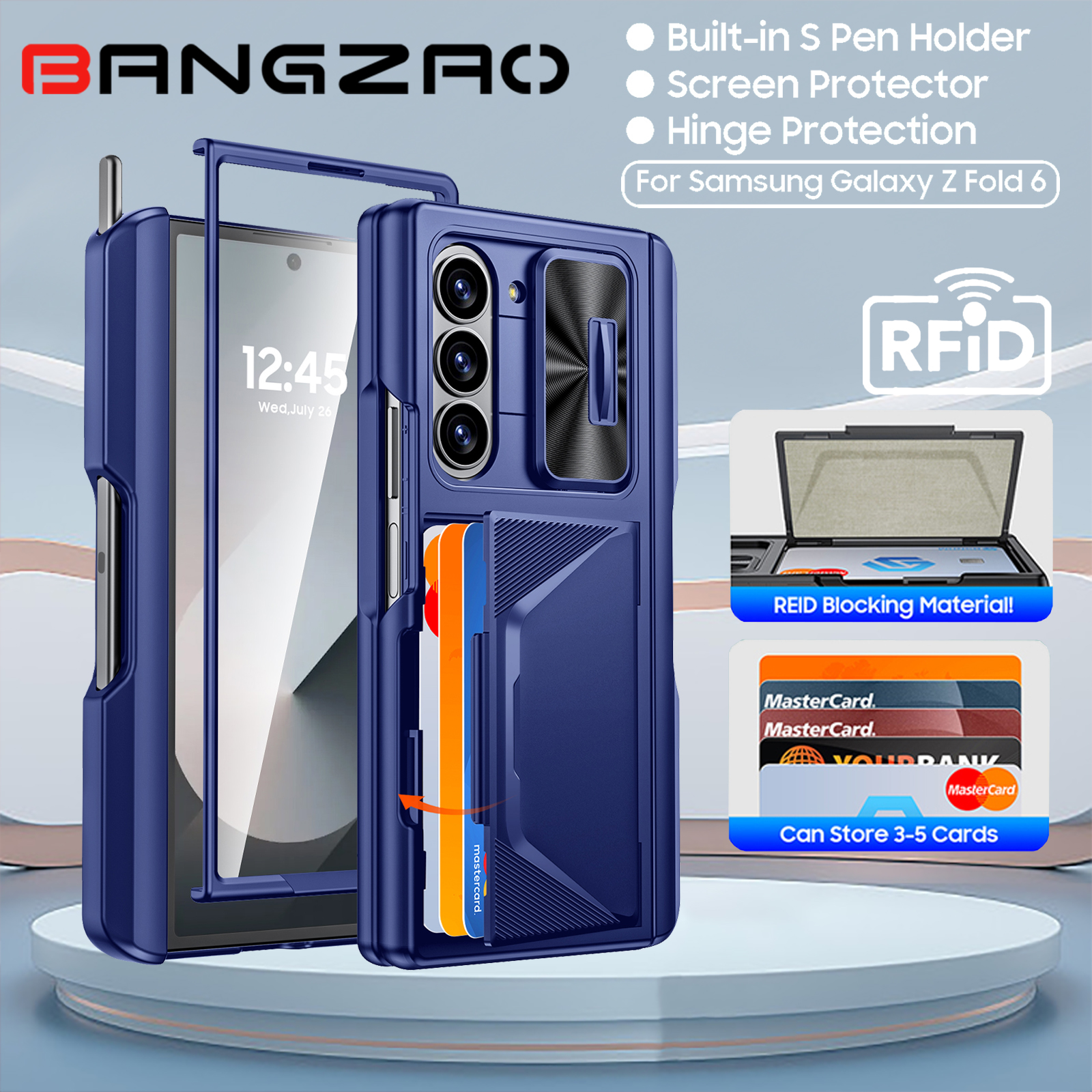 For Galaxy Z Fold 6,Goddess Da - Phone Cases With Wallet On Back ulasan dan harga