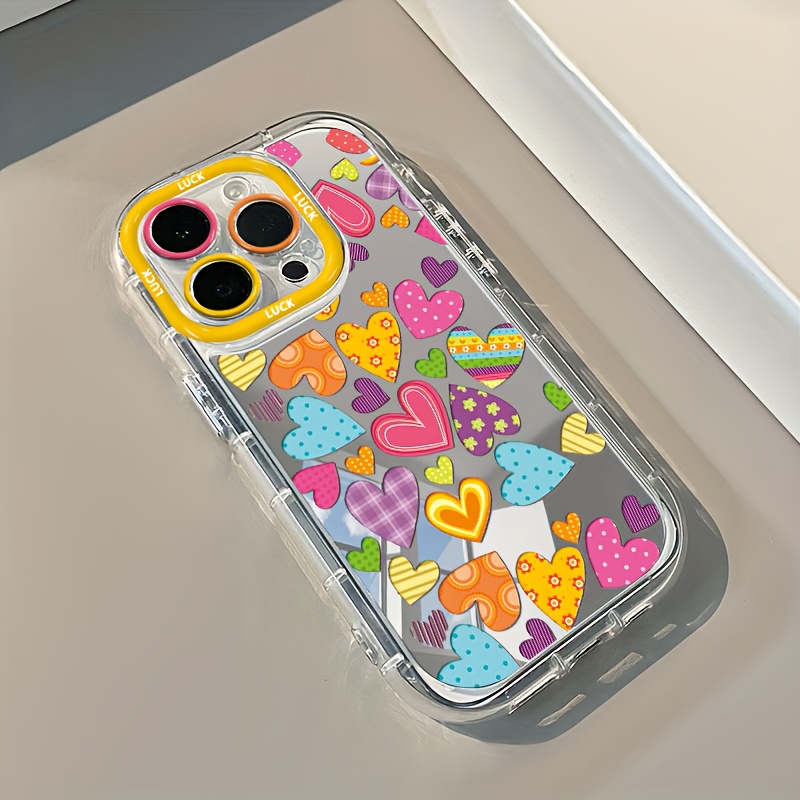 Vibrant Heart Makeup Mirror De - Phone Cases Trending ulasan dan harga