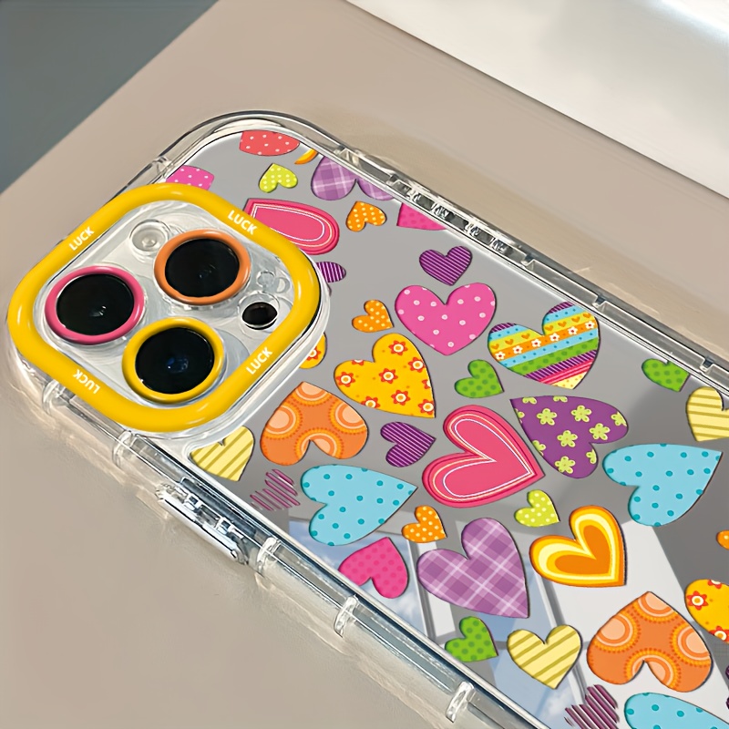 Vibrant Heart Makeup Mirror De - Phone Cases Trending ulasan dan harga