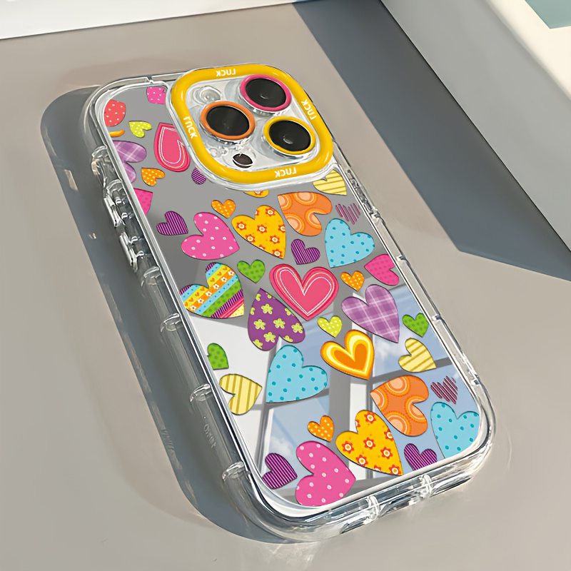 Vibrant Heart Makeup Mirror De - Phone Cases Trending ulasan dan harga