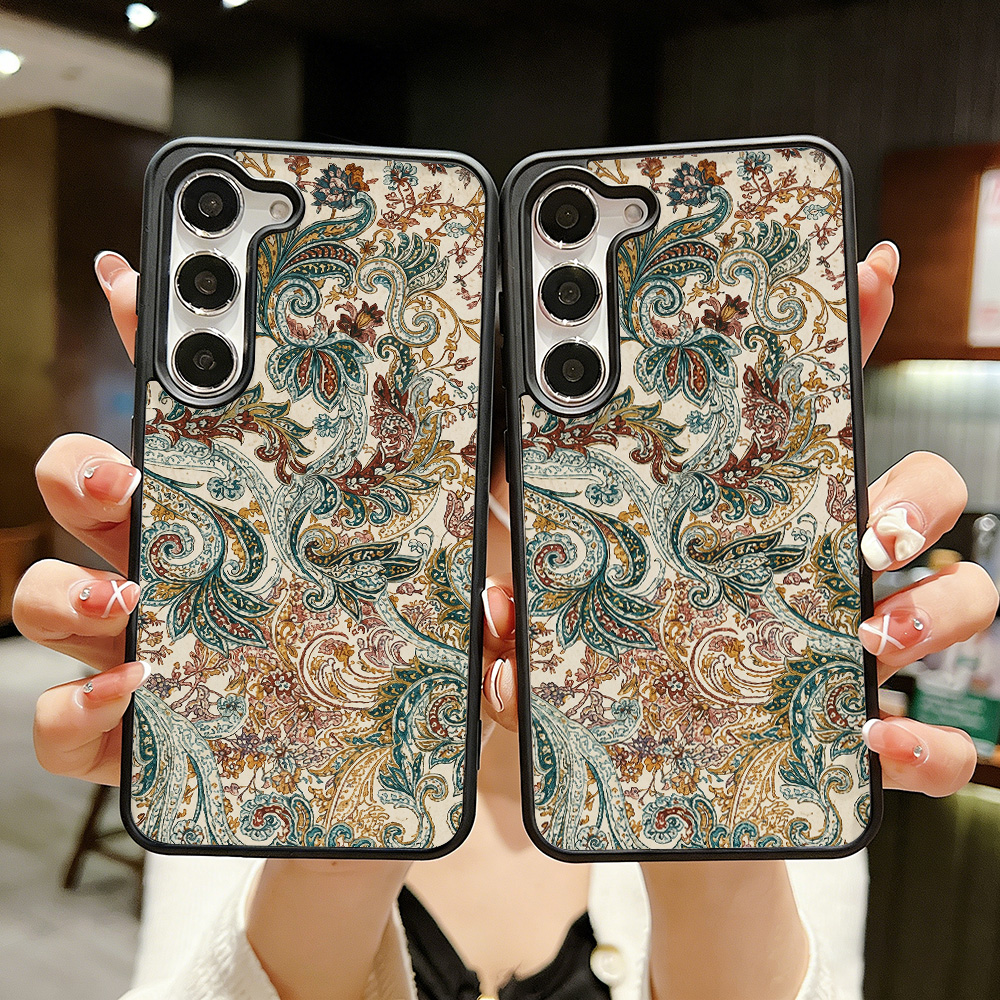 Retro Pattern Acrylic Phone Ca - Phone Cases With Straps ulasan dan harga