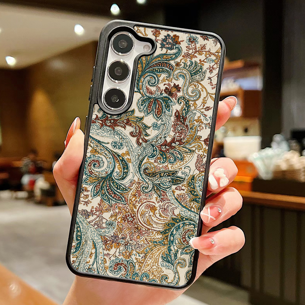 Retro Pattern Acrylic Phone Ca - Phone Cases With Straps ulasan dan harga