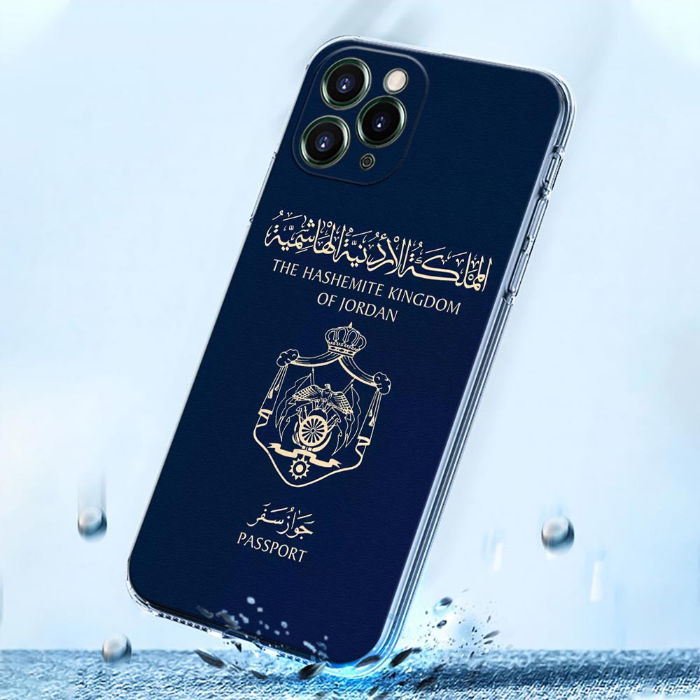 Jordan Passport Flag Map Clear - Phone Cases Usa ulasan dan harga