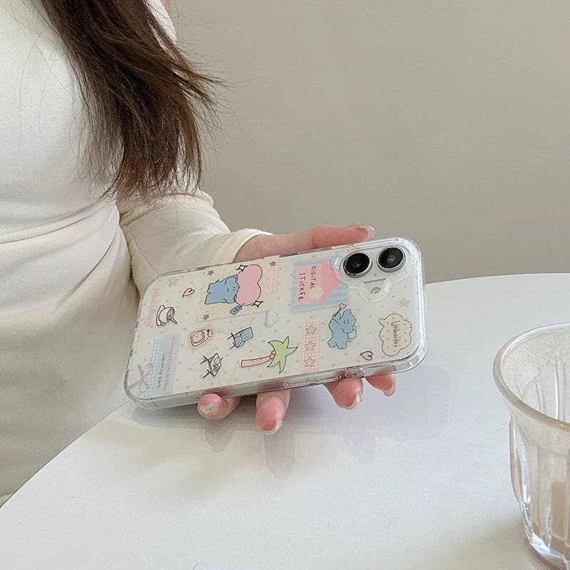 Cute Cartoon Elephant Grabbing - Phone Cases Cute Iphone 14 ulasan dan harga