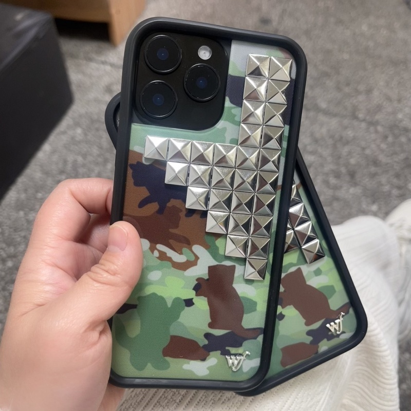 Wildflower 3D silver solid riv - Phone Cases Wildflower ulasan dan harga