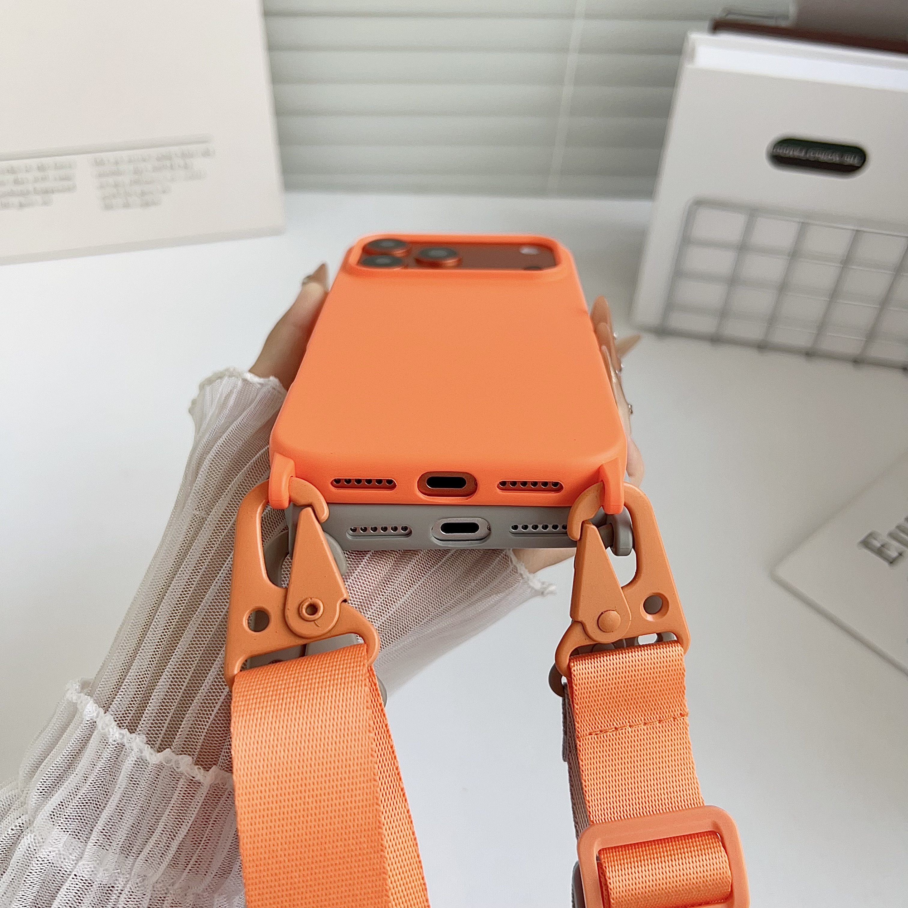 Crossbody Lanyard Matte Silico - Phone Cases With Straps ulasan dan harga