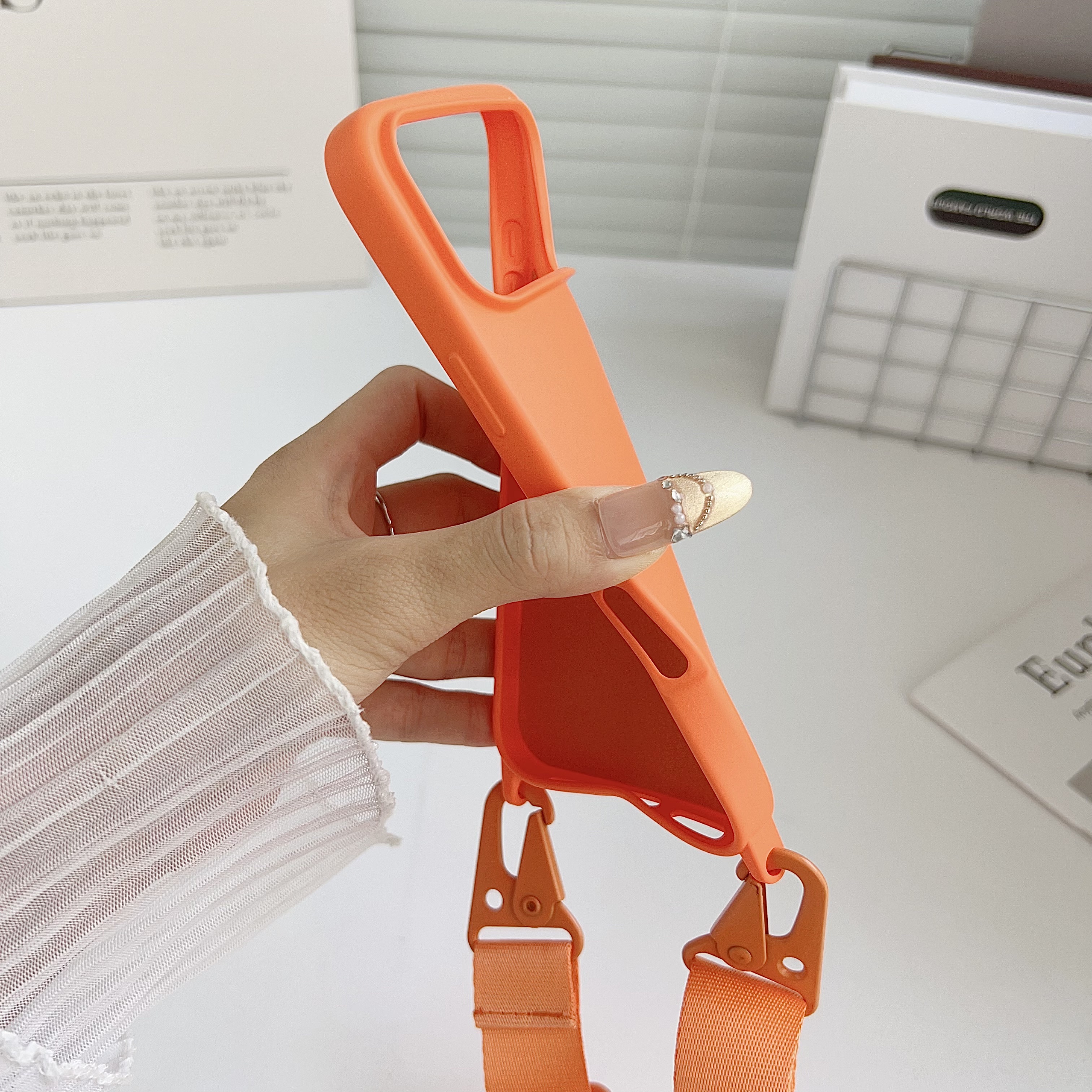 Crossbody Lanyard Matte Silico - Phone Cases With Straps ulasan dan harga