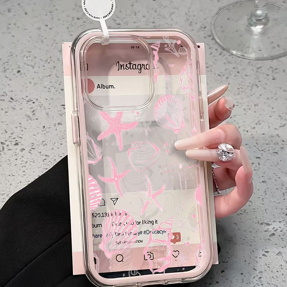 Summer Pink Seashell Clear Pho - Phone Cases Otterbox ulasan dan harga
