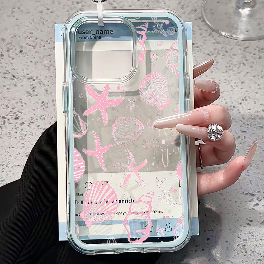 Summer Pink Seashell Clear Pho - Phone Cases Otterbox ulasan dan harga