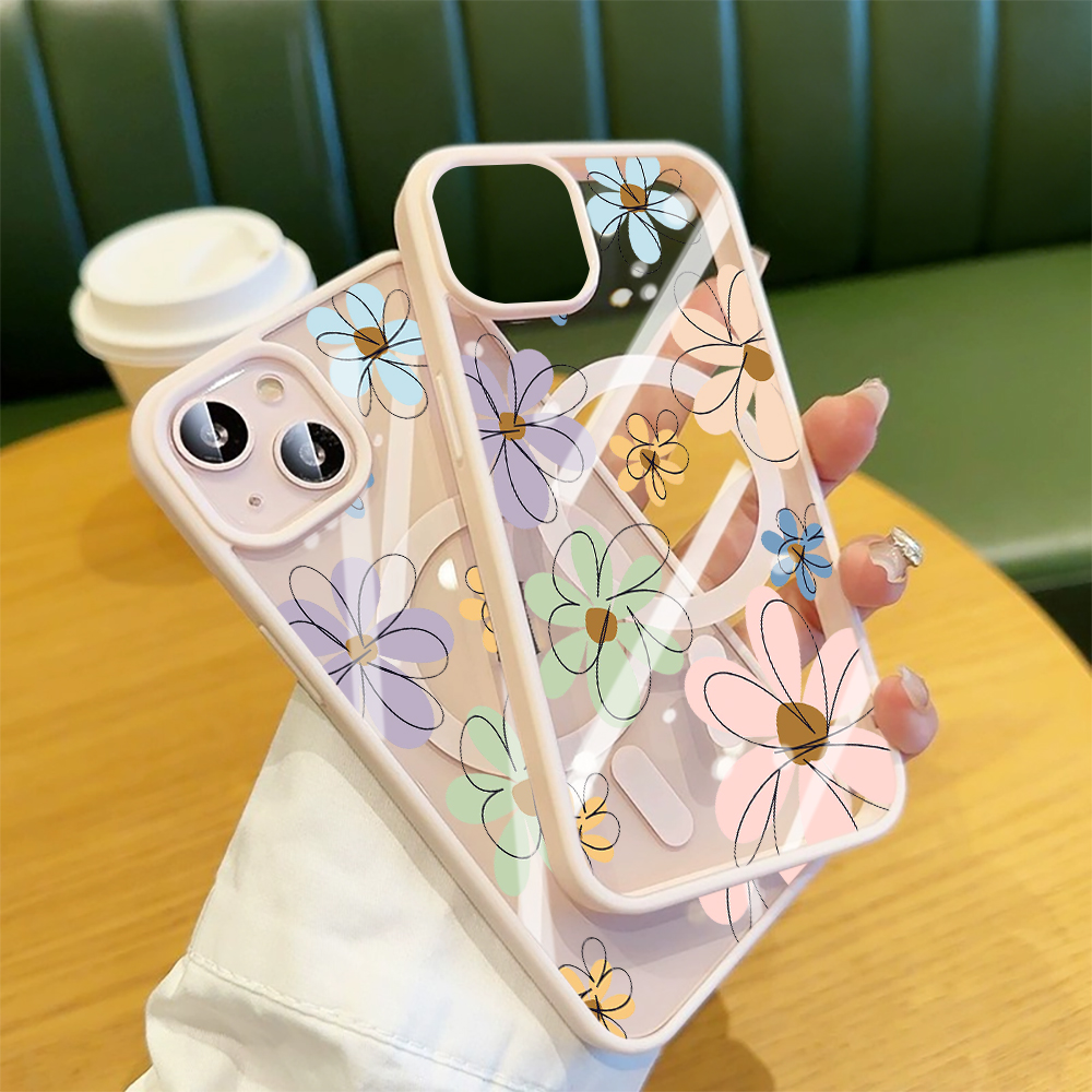 Blueberry Floral Clear Case  F - Phone Cases Iphone 16 Pro Max ulasan dan harga