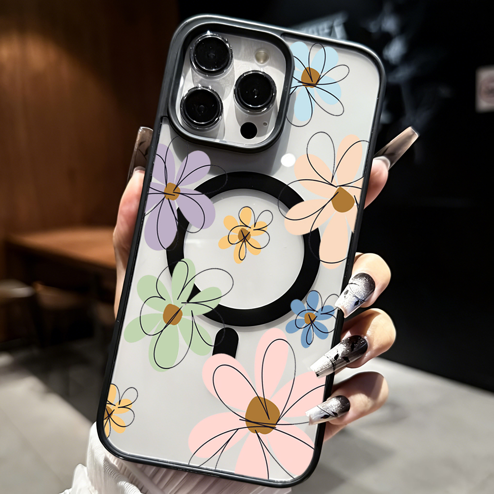 Blueberry Floral Clear Case  F - Phone Cases Iphone 16 Pro Max ulasan dan harga