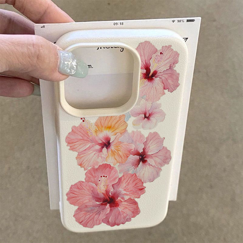 Stylish Watercolor Hibiscus De - Phone Cases Designer ulasan dan harga