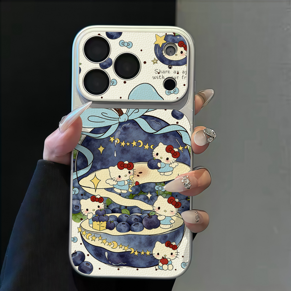 Blueberry Hello Kitty Bow Cute - Phone Cases Leather ulasan dan harga