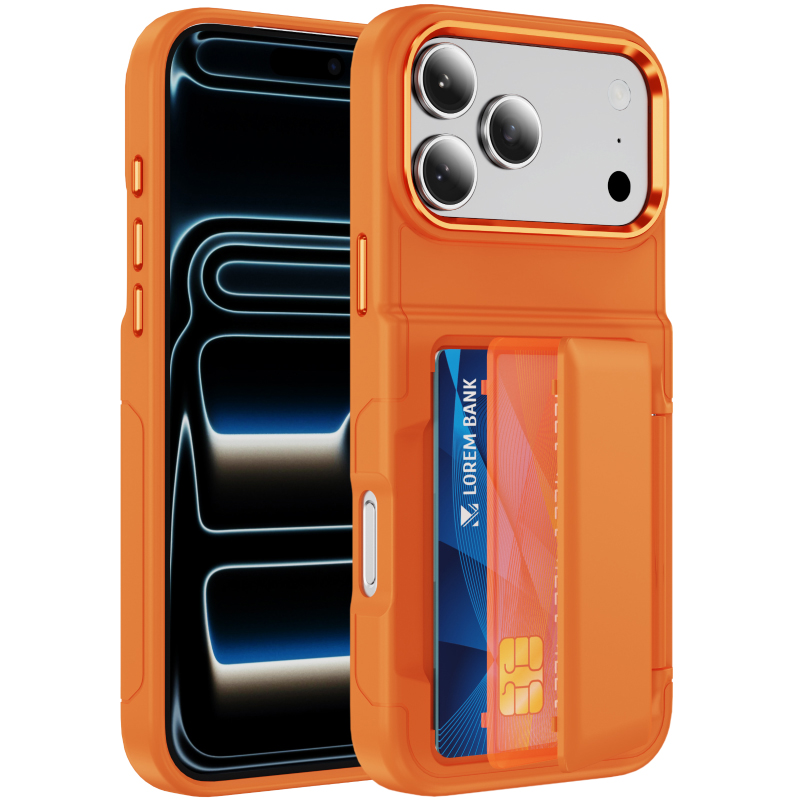 New Solid Color Frosted PC Wal - Phone Cases With Wallet On Back ulasan dan harga