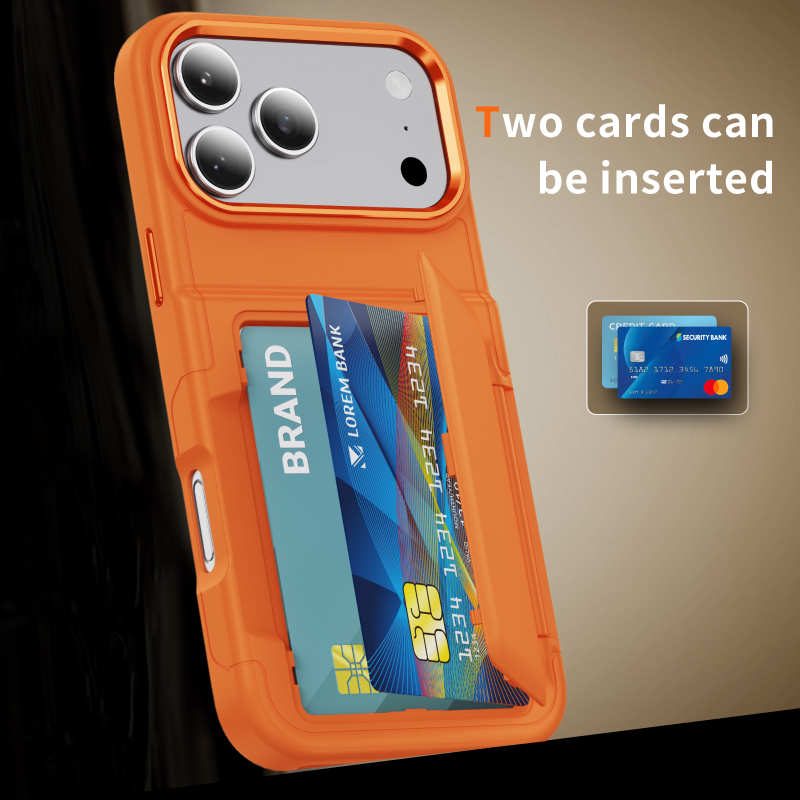 New Solid Color Frosted PC Wal - Phone Cases With Wallet On Back ulasan dan harga