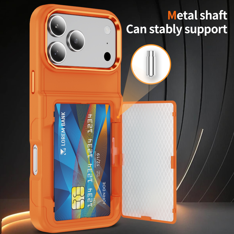 New Solid Color Frosted PC Wal - Phone Cases With Wallet On Back ulasan dan harga