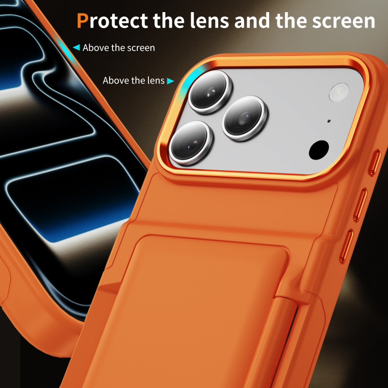 New Solid Color Frosted PC Wal - Phone Cases With Wallet On Back ulasan dan harga