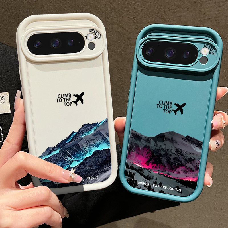 Airplane Snow Mountain Pattern - Phone Cases Google Pixel 10 ulasan dan harga