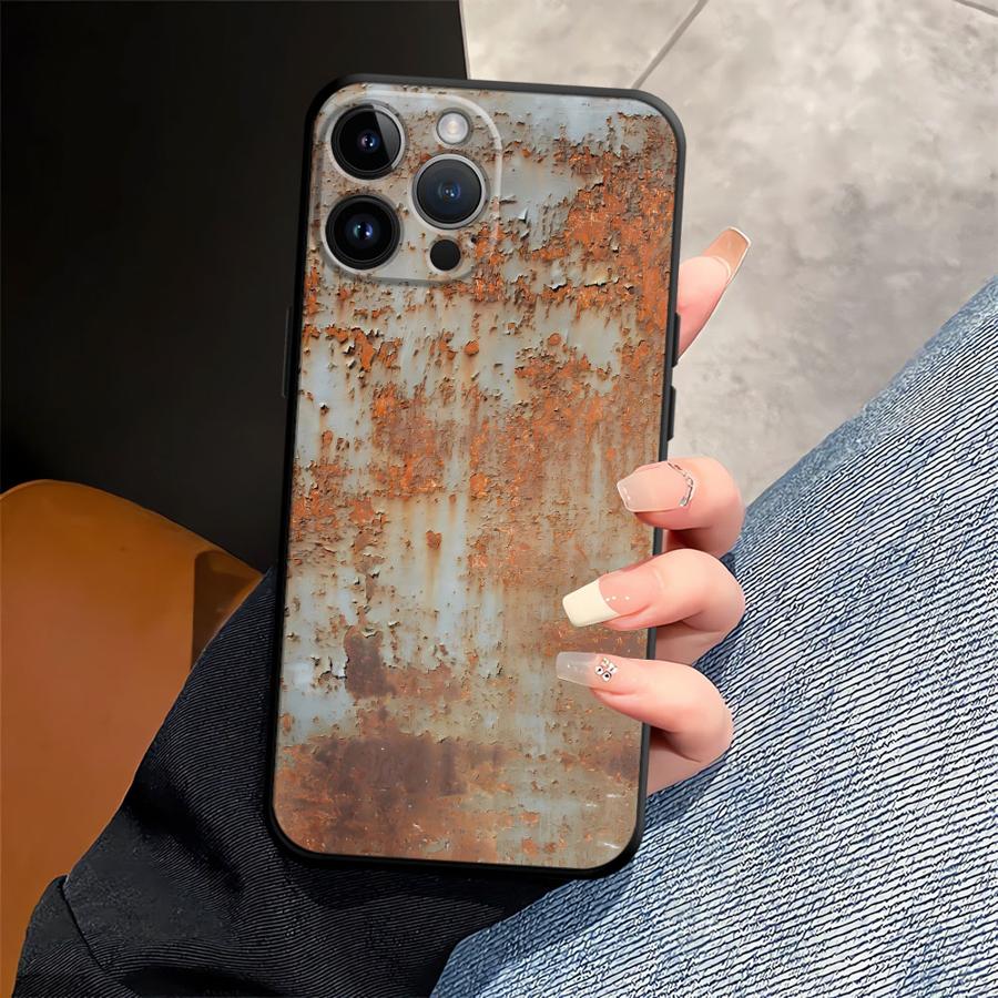 Retro Rust Design Case for iPh - Phone Cases Designer ulasan dan harga